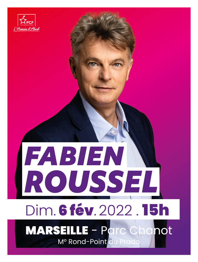 Affiche Meeting Fabien Roussel